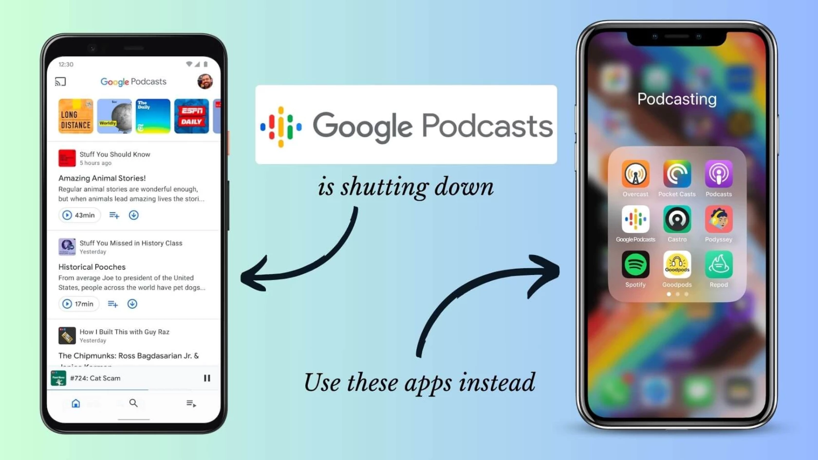 Alternatives to Google Podcasts: the 6 best free podcast apps for Android and iOS